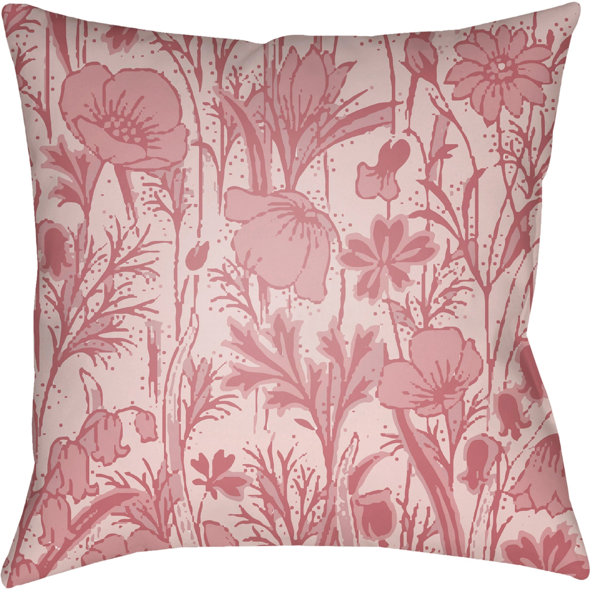 Chinoiserie Floral Pillow - 28149 by Livabliss. Made from unique in a traditional style.