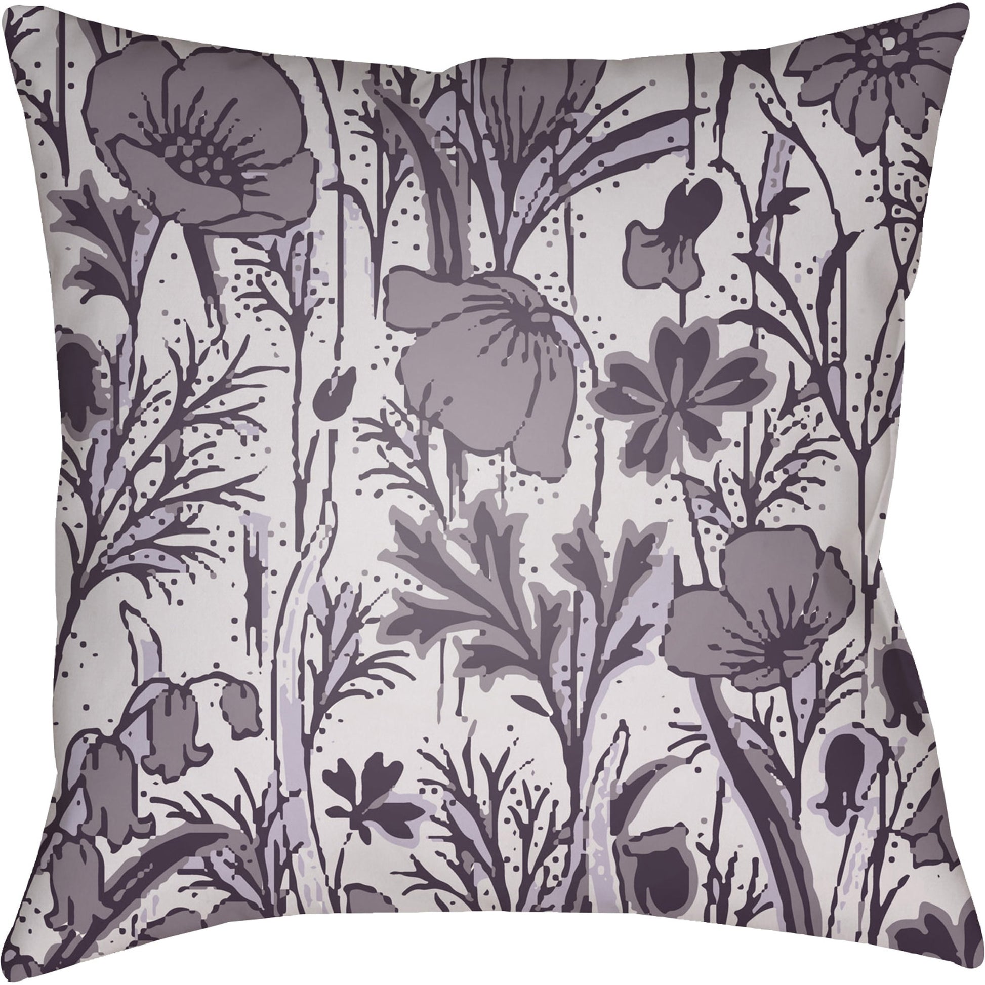 Chinoiserie Floral Pillow - 28149 by Livabliss. Made from unique in a traditional style.