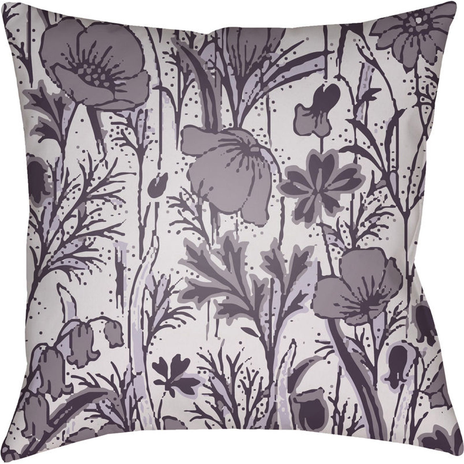 Chinoiserie Floral Pillow - 28149 by Livabliss. Made from unique in a traditional style.