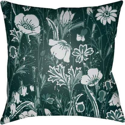Chinoiserie Floral Pillow - 28149 by Livabliss. Made from unique in a traditional style.