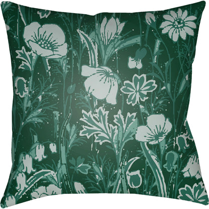 Chinoiserie Floral Pillow - 28149 by Livabliss. Made from unique in a traditional style.