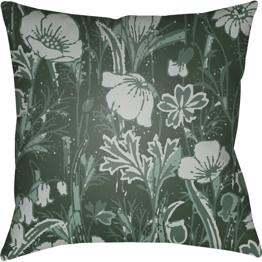 Chinoiserie Floral Pillow - 28149 by Livabliss. Made from unique in a traditional style.