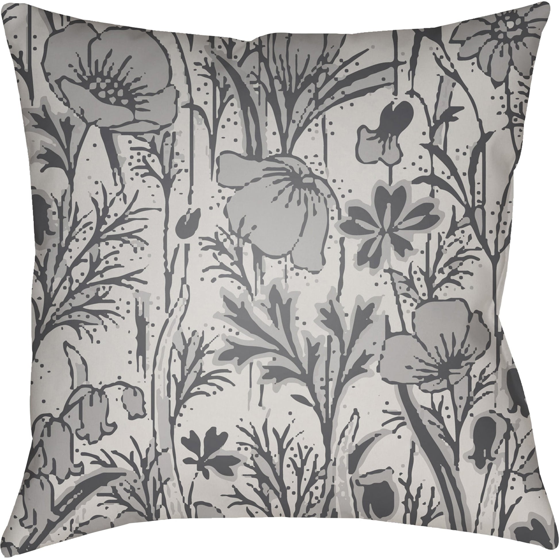 Chinoiserie Floral Pillow - 28149 by Livabliss. Made from unique in a traditional style.