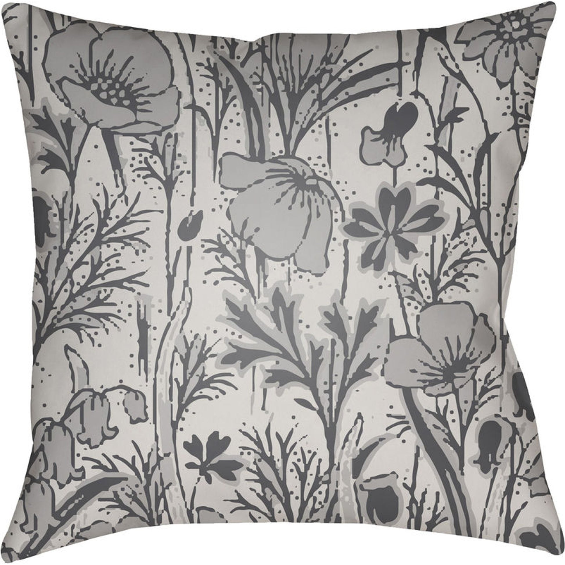 Chinoiserie Floral Pillow - 28149 by Livabliss. Made from unique in a traditional style.