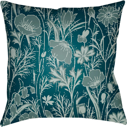 Chinoiserie Floral Pillow - 28149 by Livabliss. Made from unique in a traditional style.