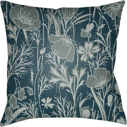 Chinoiserie Floral Pillow - 28149 by Livabliss. Made from unique in a traditional style.