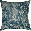 Dark Green, Silver Gray, Teal / 18" x 18"