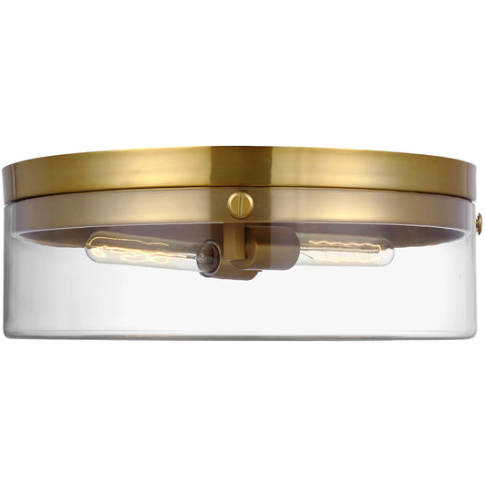 Garrett Large Flush Mount by Visual Comfort & Co.. Made from steel in a unique style.