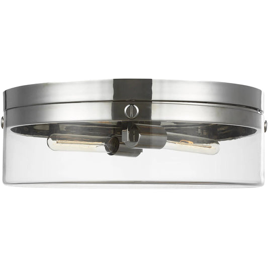 Garrett Large Flush Mount by Visual Comfort & Co.. Made from steel in a unique style.