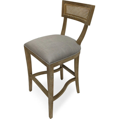 Carvell Cane Back Bar Stool by Zentique. Made from unique in a transitional style.