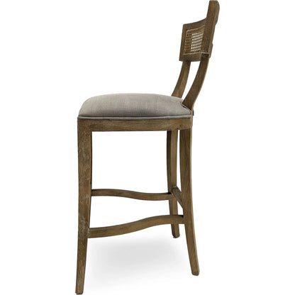 Carvell Cane Back Bar Stool by Zentique. Made from unique in a transitional style.