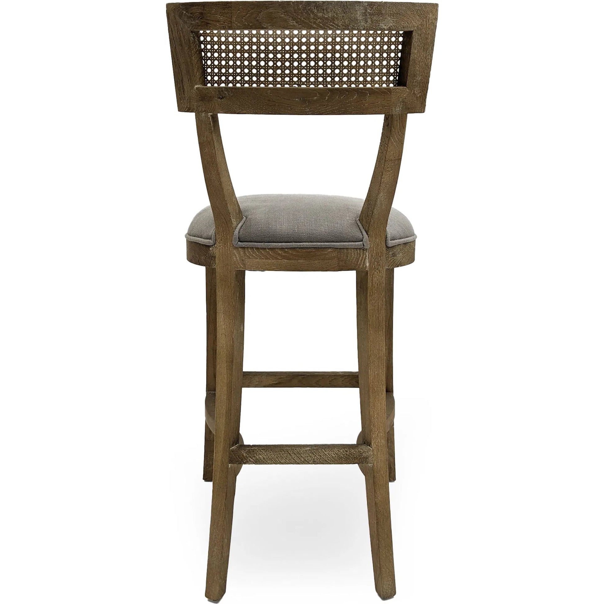 Carvell Cane Back Bar Stool by Zentique. Made from unique in a transitional style.