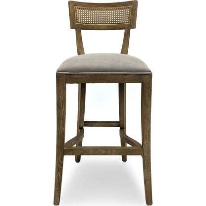 Carvell Cane Back Bar Stool by Zentique. Made from unique in a transitional style.