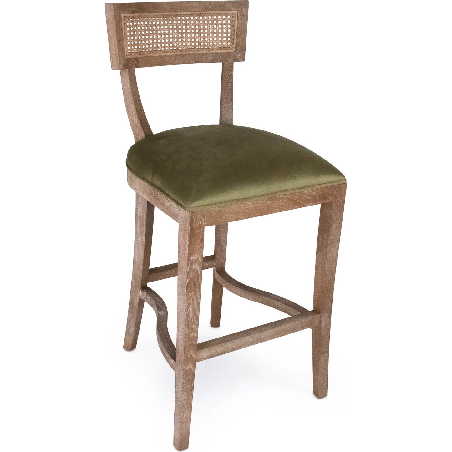 003 SI-2448725 | Primary Silo | Carvell Cane Back Bar Stool by Zentique. Made from unique in a transitional style.