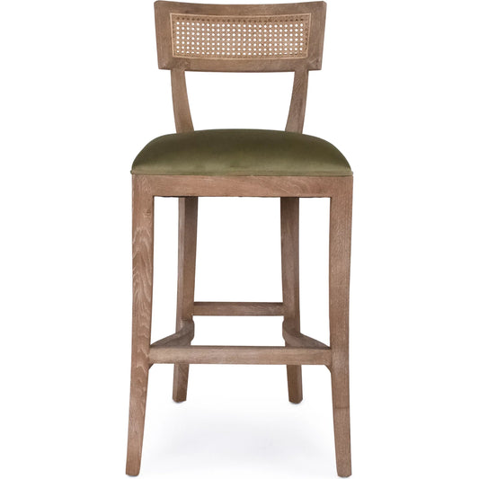 Carvell Cane Back Bar Stool by Zentique. Made from unique in a unique style.