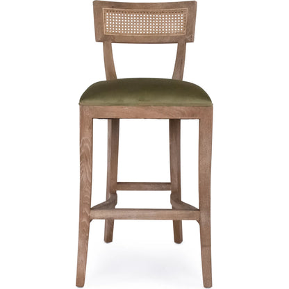 Carvell Cane Back Bar Stool by Zentique. Made from unique in a transitional style.