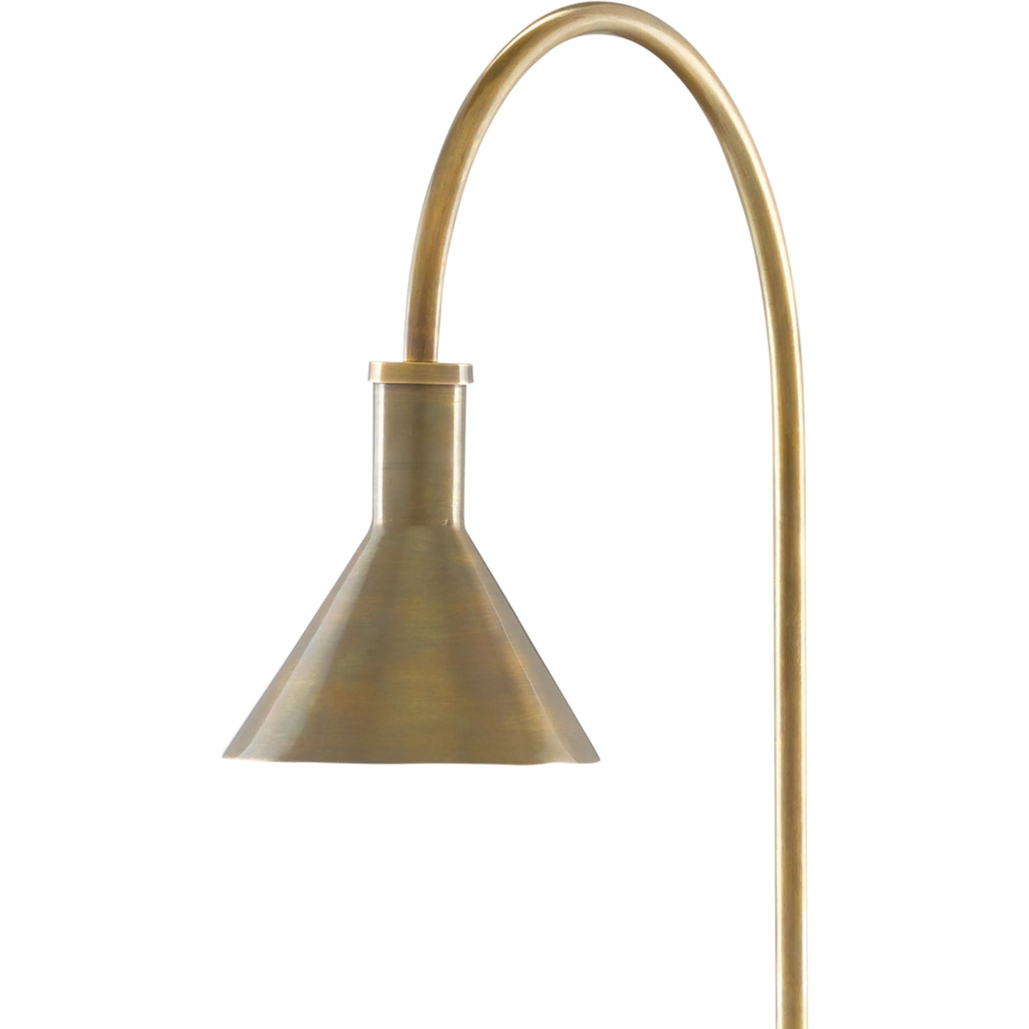 003 SR-823793 | Additional Silo | Thayer Desk Lamp by Currey and Company in vintage brass, black. Made from brass, granite in a modern style.