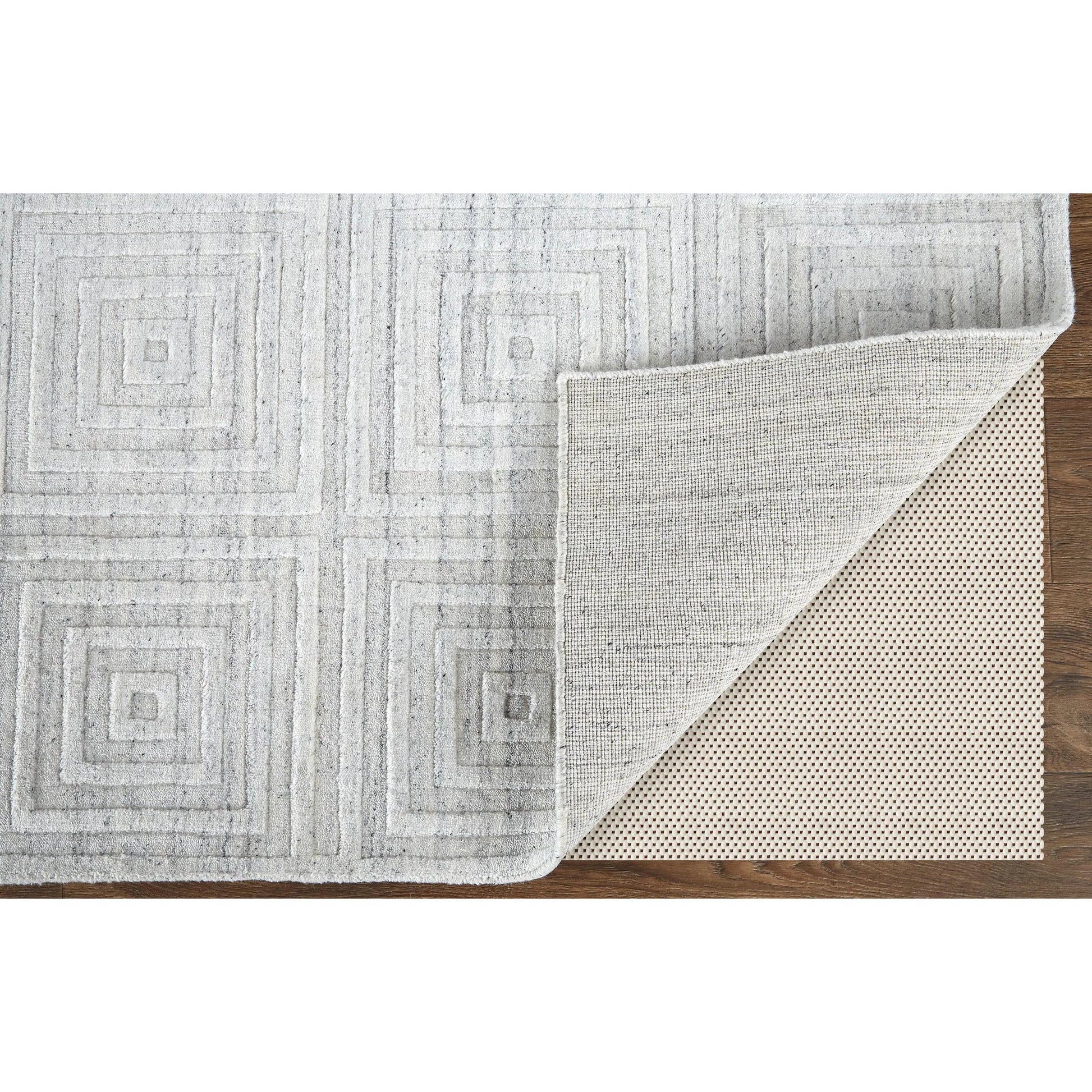 Redford Transitional Solid Rug - 8670F by Feizy. Made from 70% viscose, 30% wool in a unique style.