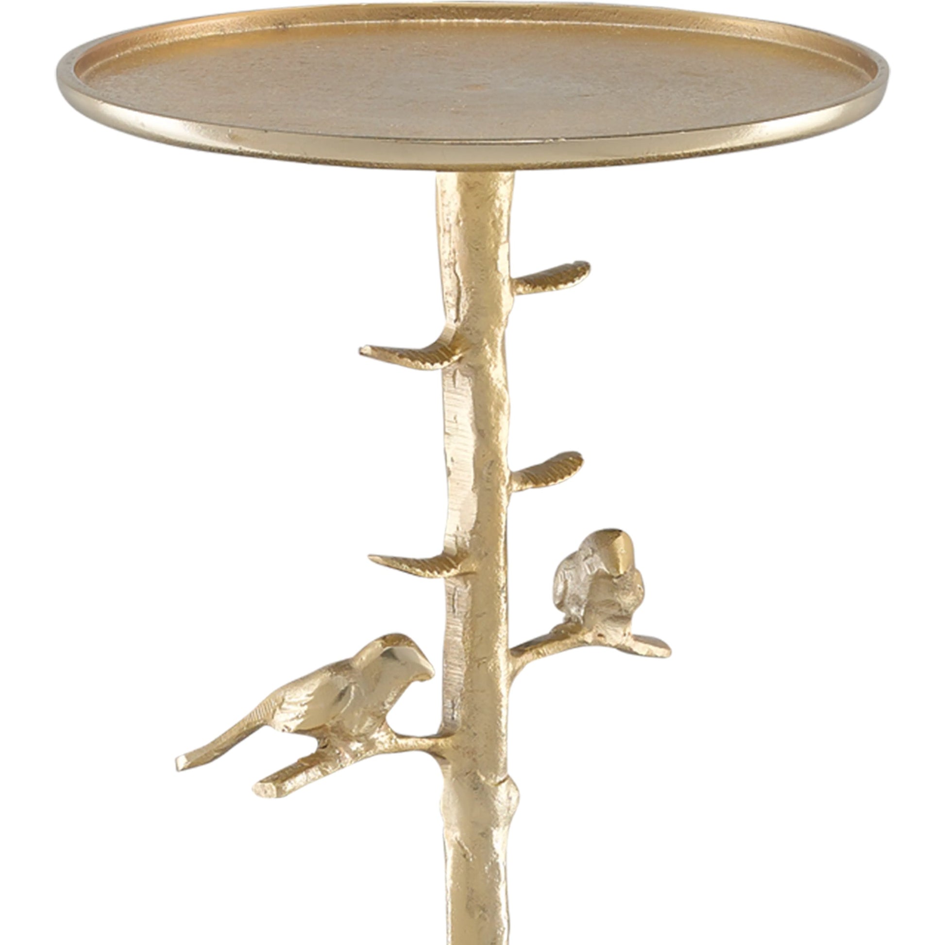 Piaf Drinks Table by Currey and Company. Made from cast aluminum in a transitional style.
