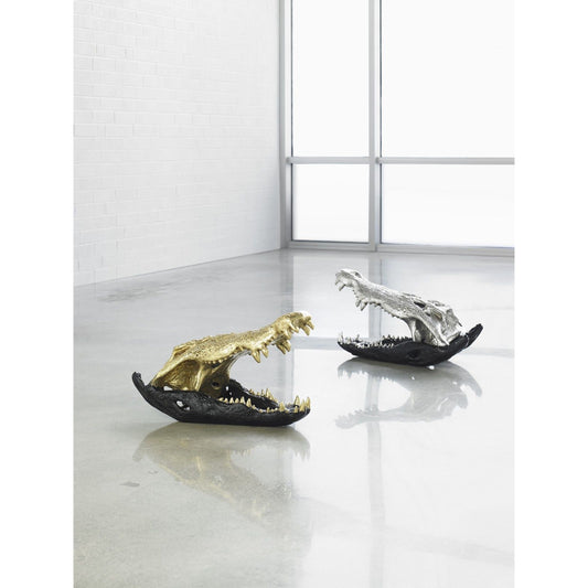 Crocodile Skull by Phillips Collection. Made from unique in a eclectic & global style.