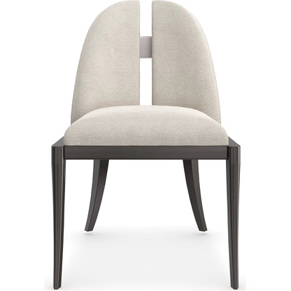 Cameo by Caracole in ivory and dark chocolate. Made from beech in a modern style.