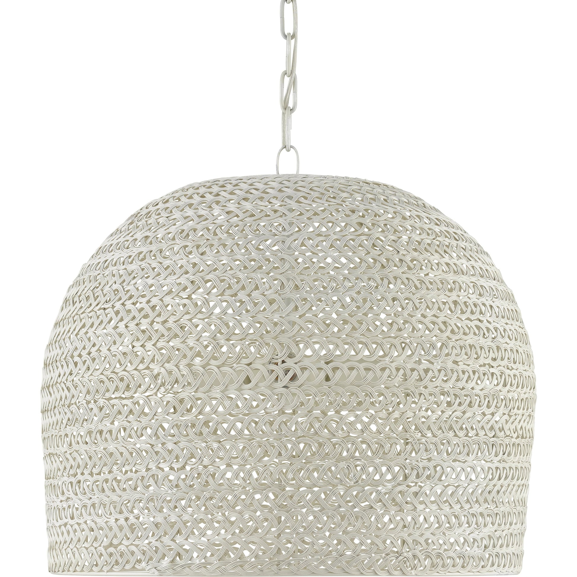 Piero Chandelier by Currey and Company in white. Made from unique in a coastal style.