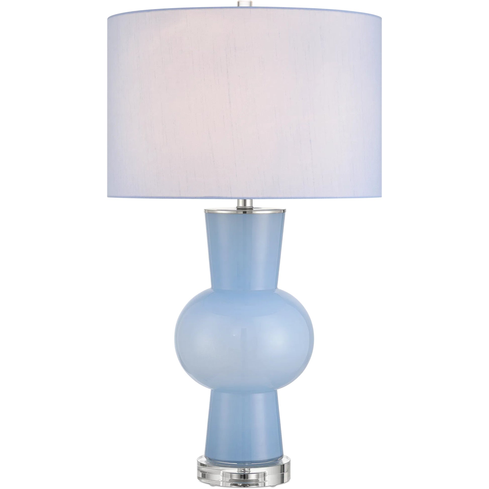 Duende Table Lamp by Currey and Company. Made from glass, optic crystal in a eclectic & global style.