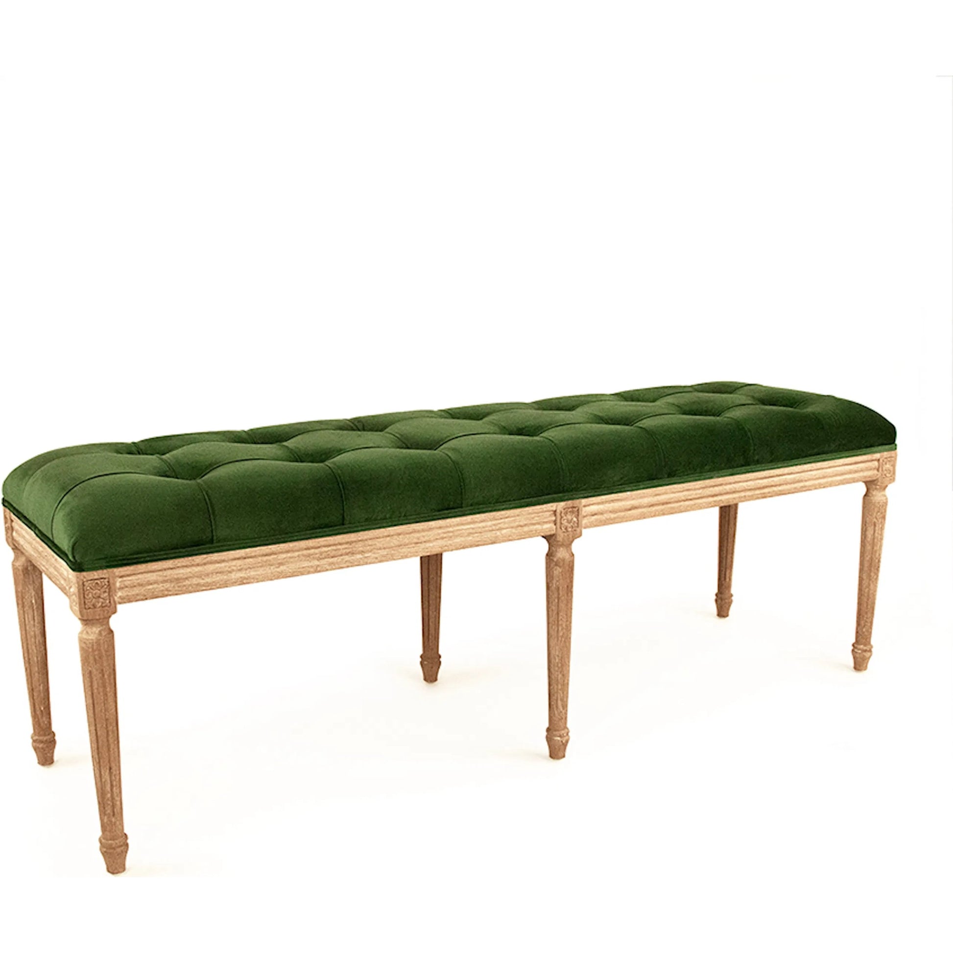 Louis Tufted Bench by Zentique. Made from unique in a traditional style.