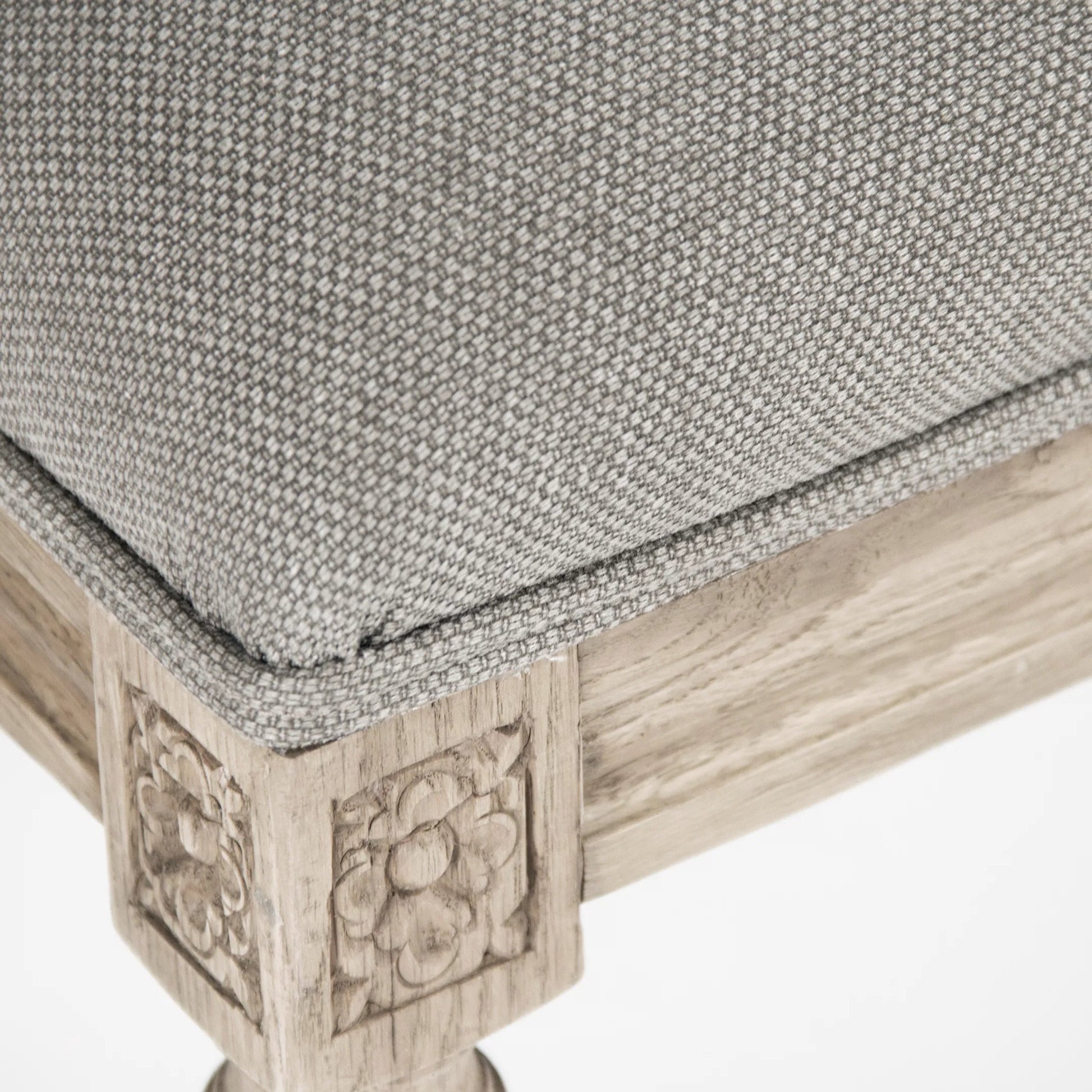 Louis Tufted Bench by Zentique. Made from unique in a traditional style.