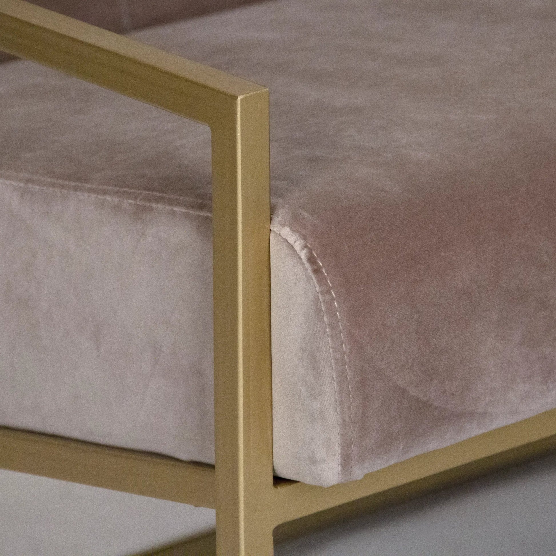 Heather Love Chair by Zentique in gold, gray and metal, polyester velvet. Made from metal, polyester velvet in a modern style.