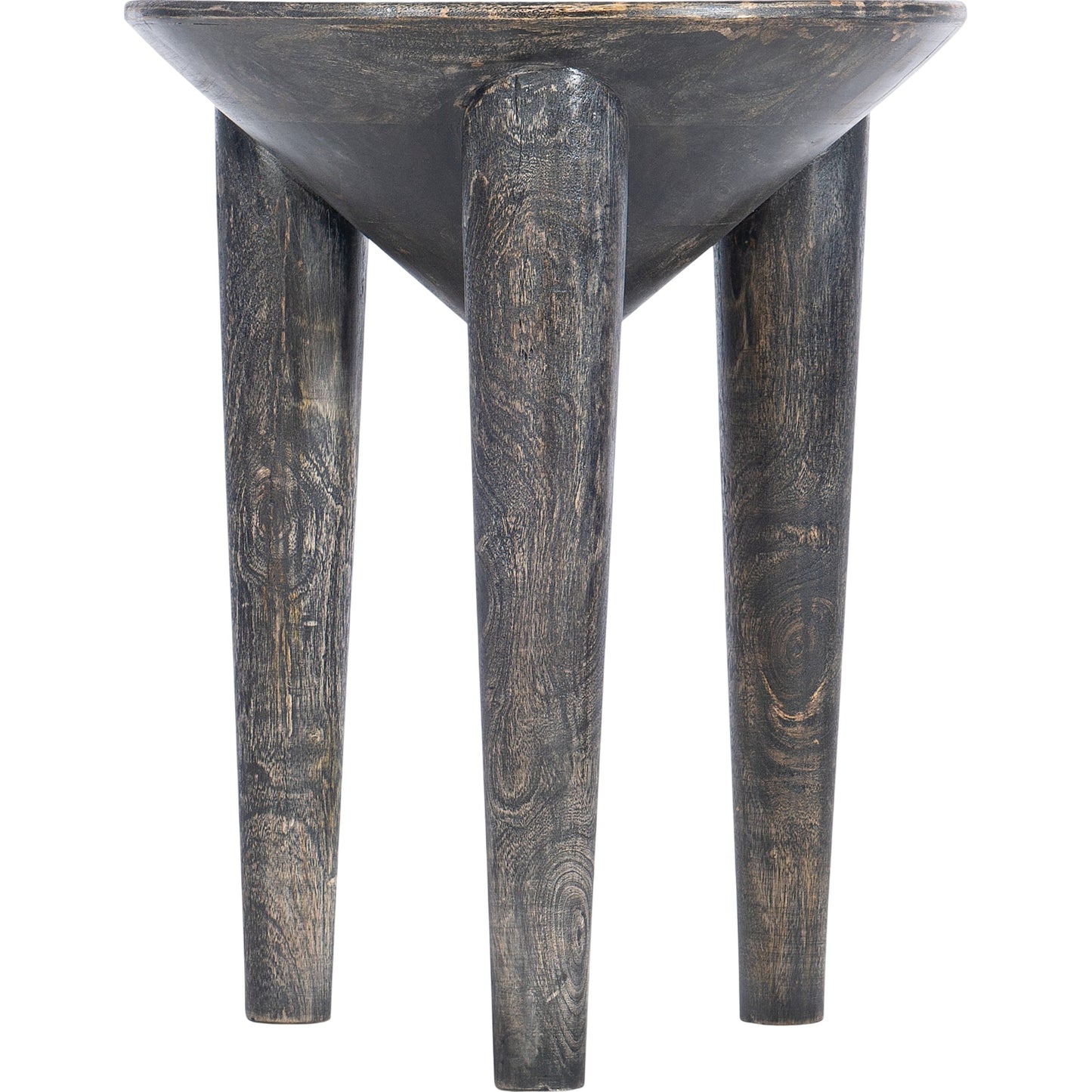 001 SI-1873106 | Primary Silo | Commerce & Market Pyramid Side Table by Hooker Furniture in dark wood. Made from mango solids in a modern style.