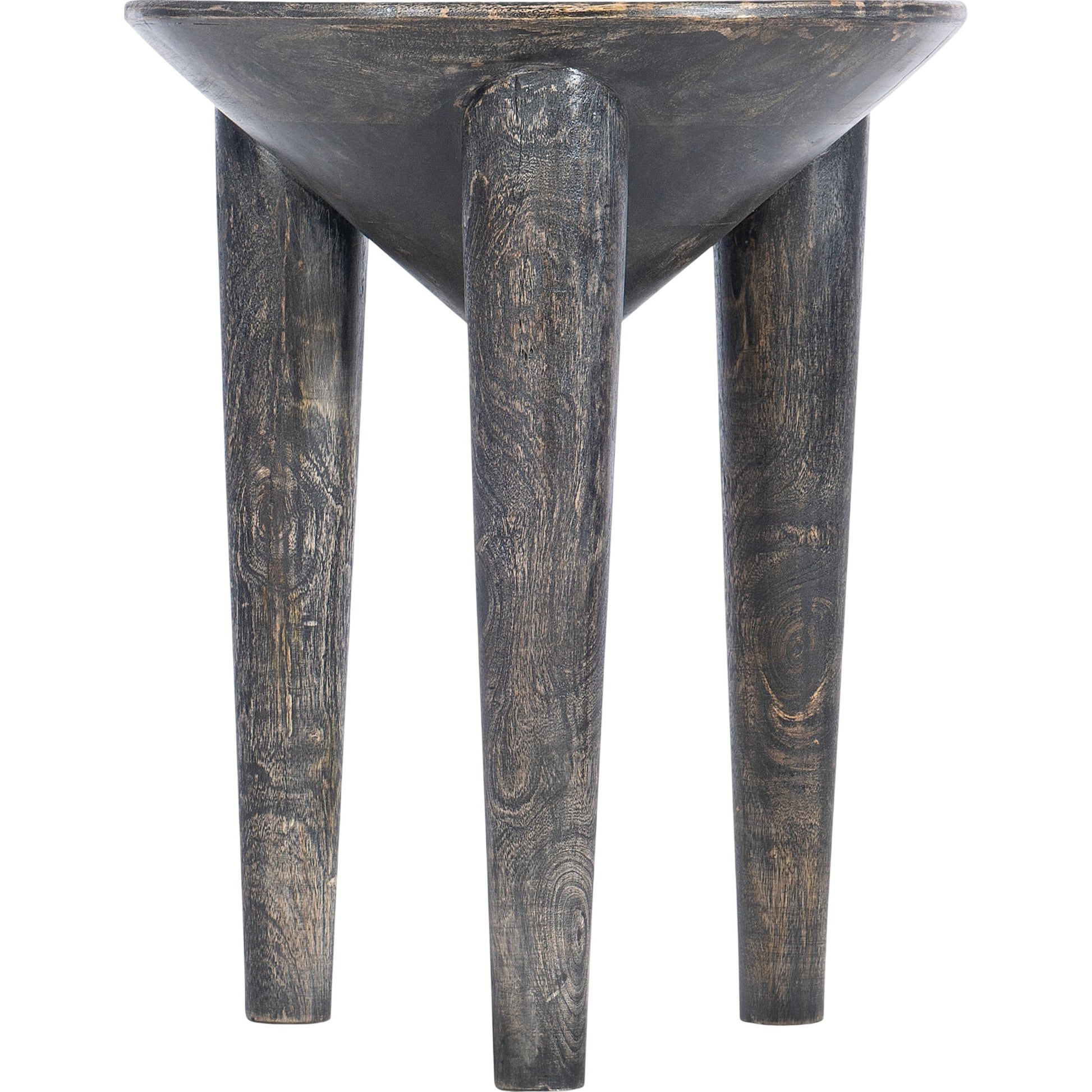 Commerce & Market Pyramid Side Table by Hooker Furniture in dark wood. Made from mango solids in a modern style.