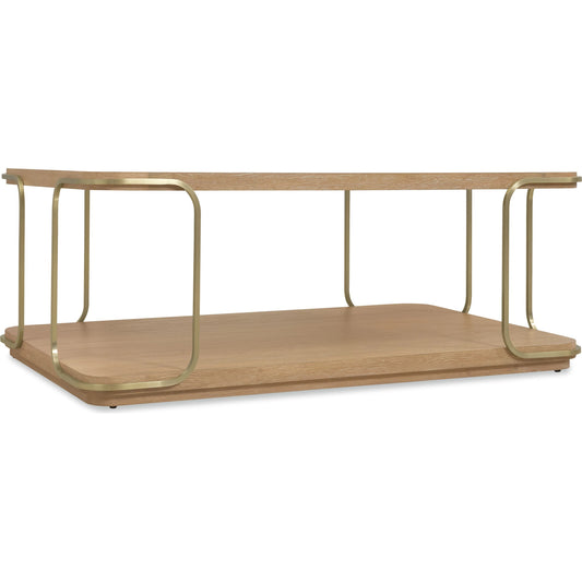 Banyon Bay Rectangle Cocktail Table by Hooker Furniture in light wood. Made from unique in a unique style.