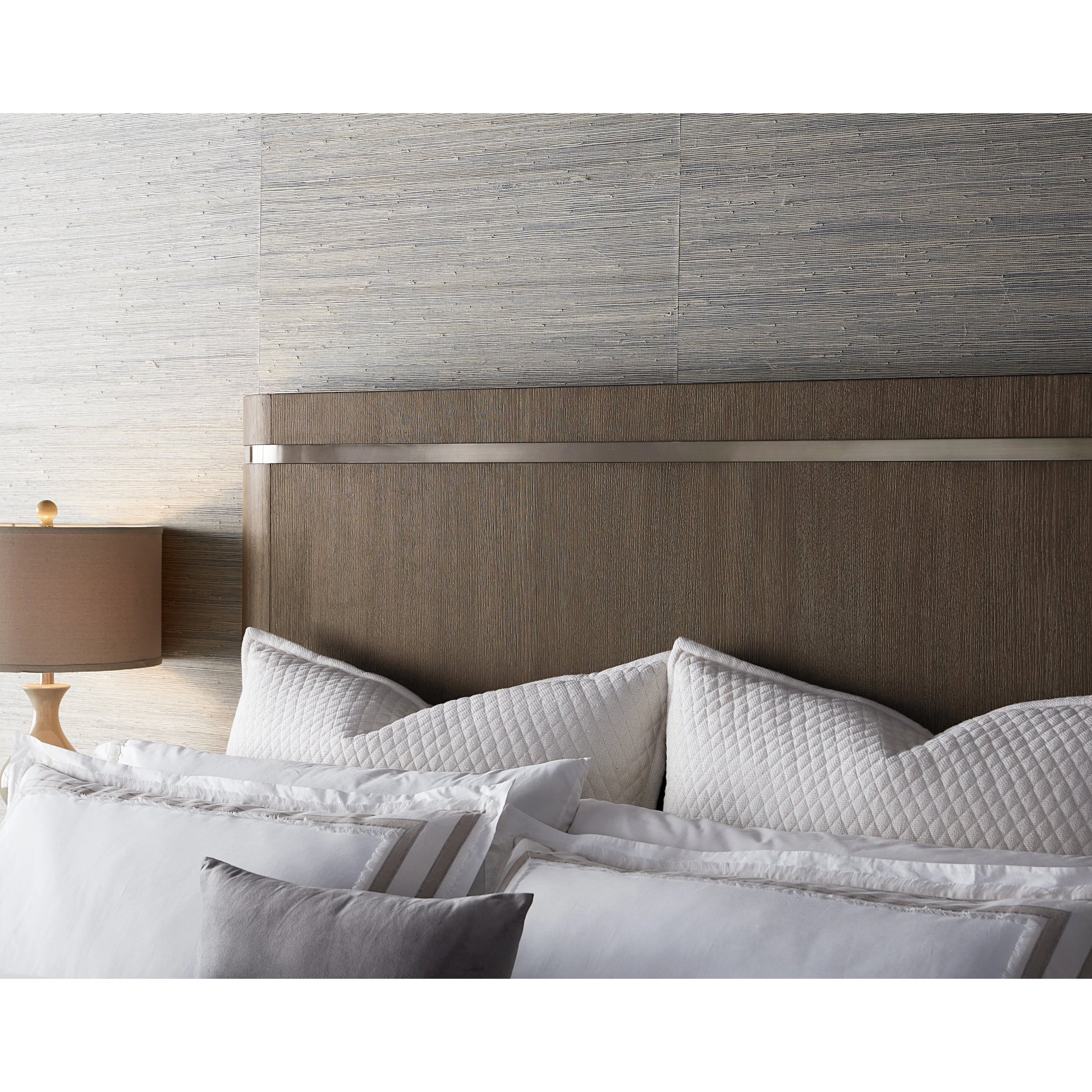 Modern Mood Panel Bed by Hooker Furniture. Made from oak veneers, metal in a modern style.