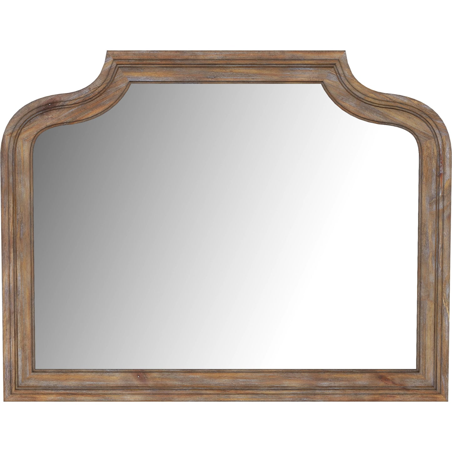 002 SI-2064903 | Additional Silo | Architrave Mirror by A.R.T. Furniture in almond. Made from pine solids and veneer, glass in a traditional style.