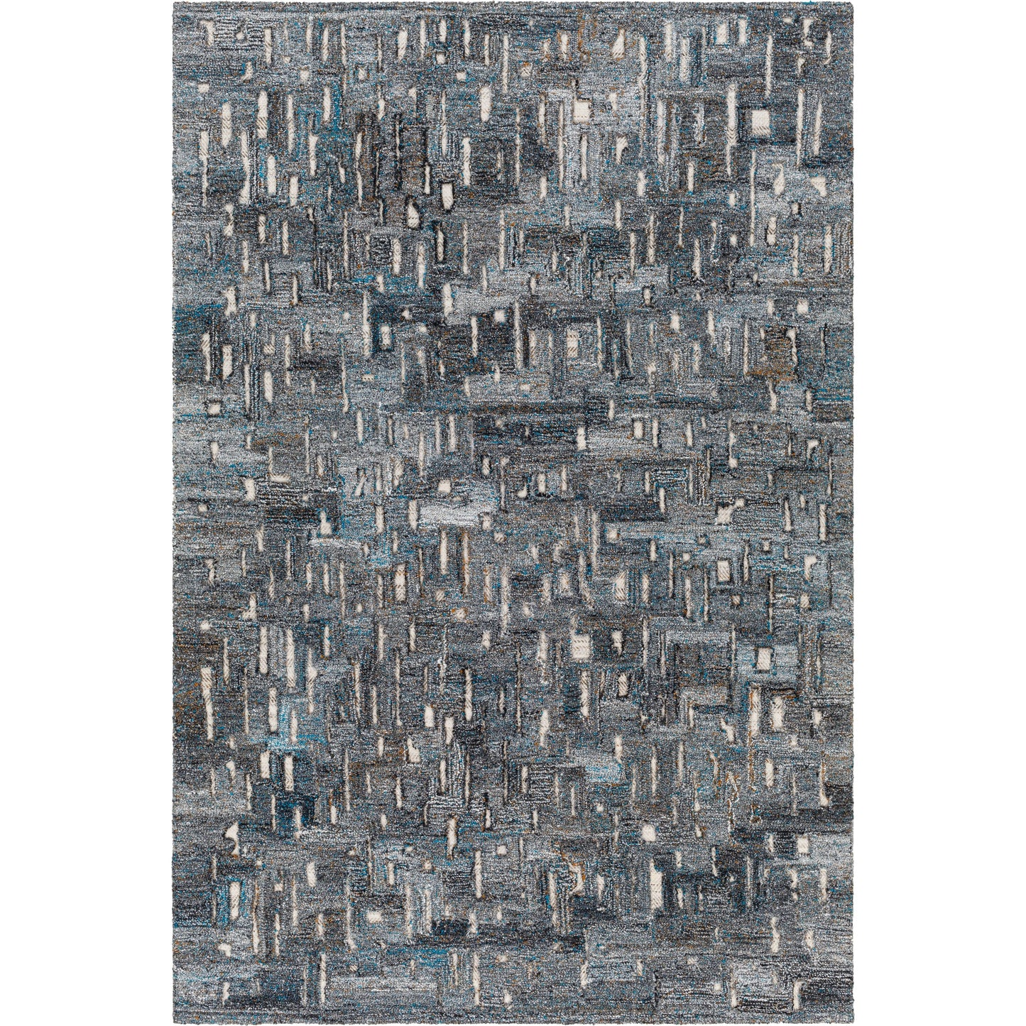 002 SI-1971415,SI-1971416,SI-1971418,SI-1971419,SI-1971421 | Primary Silo | Calgary CGR-2305 Rug by Surya in butter. Made from 100% recycled pet yarn in a unique style.