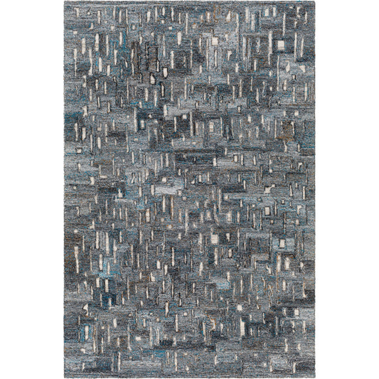 Calgary Rug - 33011 by Surya in butter. Made from 100% recycled pet yarn in a unique style.