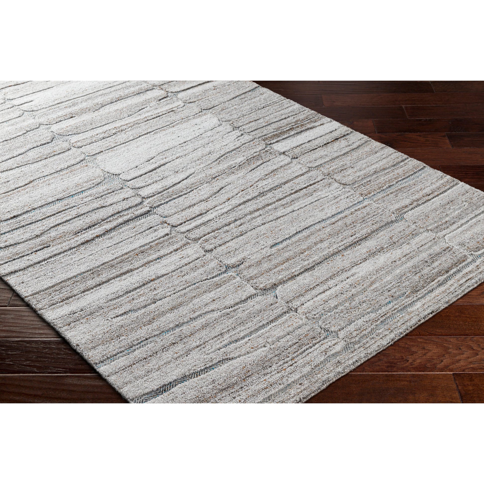 Calgary CGR-2307 Rug by Surya in medium gray, taupe, light brown, brown. Made from 100% recycled pet yarn in a unique style.
