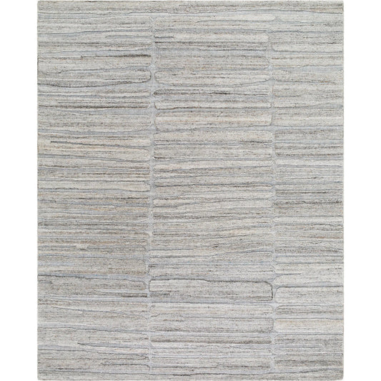 Calgary Rug - 33013 by Surya in medium gray, taupe, light brown, brown. Made from 100% recycled pet yarn in a unique style.