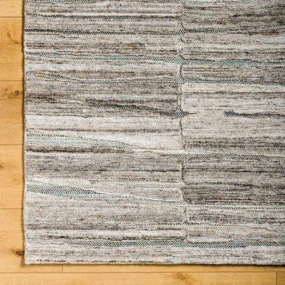 Calgary CGR-2307 Rug by Surya in medium gray, taupe, light brown, brown. Made from 100% recycled pet yarn in a unique style.