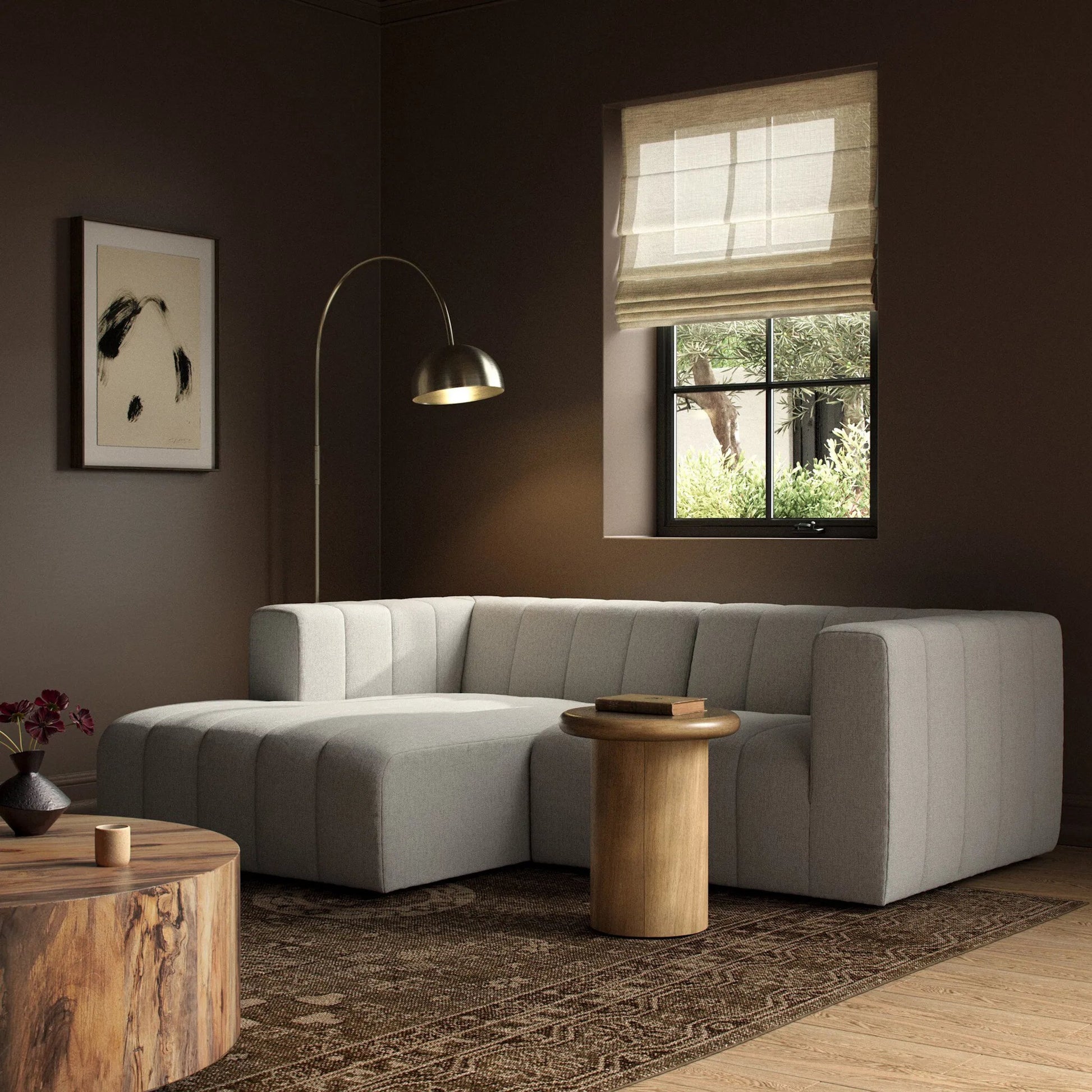 Langham Channeled 2-Piece Sectional by Four Hands. Made from unique in a modern style.