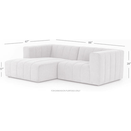 Langham Channeled 2-Piece Sectional by Four Hands. Made from unique in a modern style.