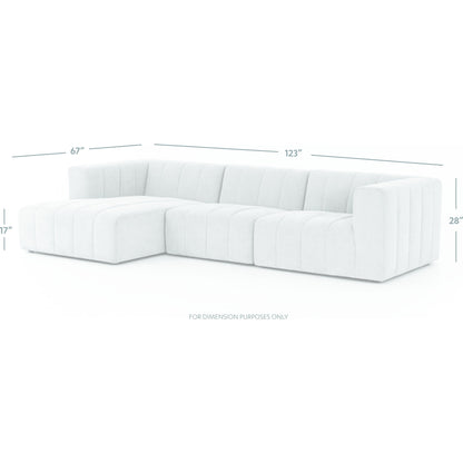 Langham Channeled 3-Piece Sectional by Four Hands. Made from unique in a modern style.