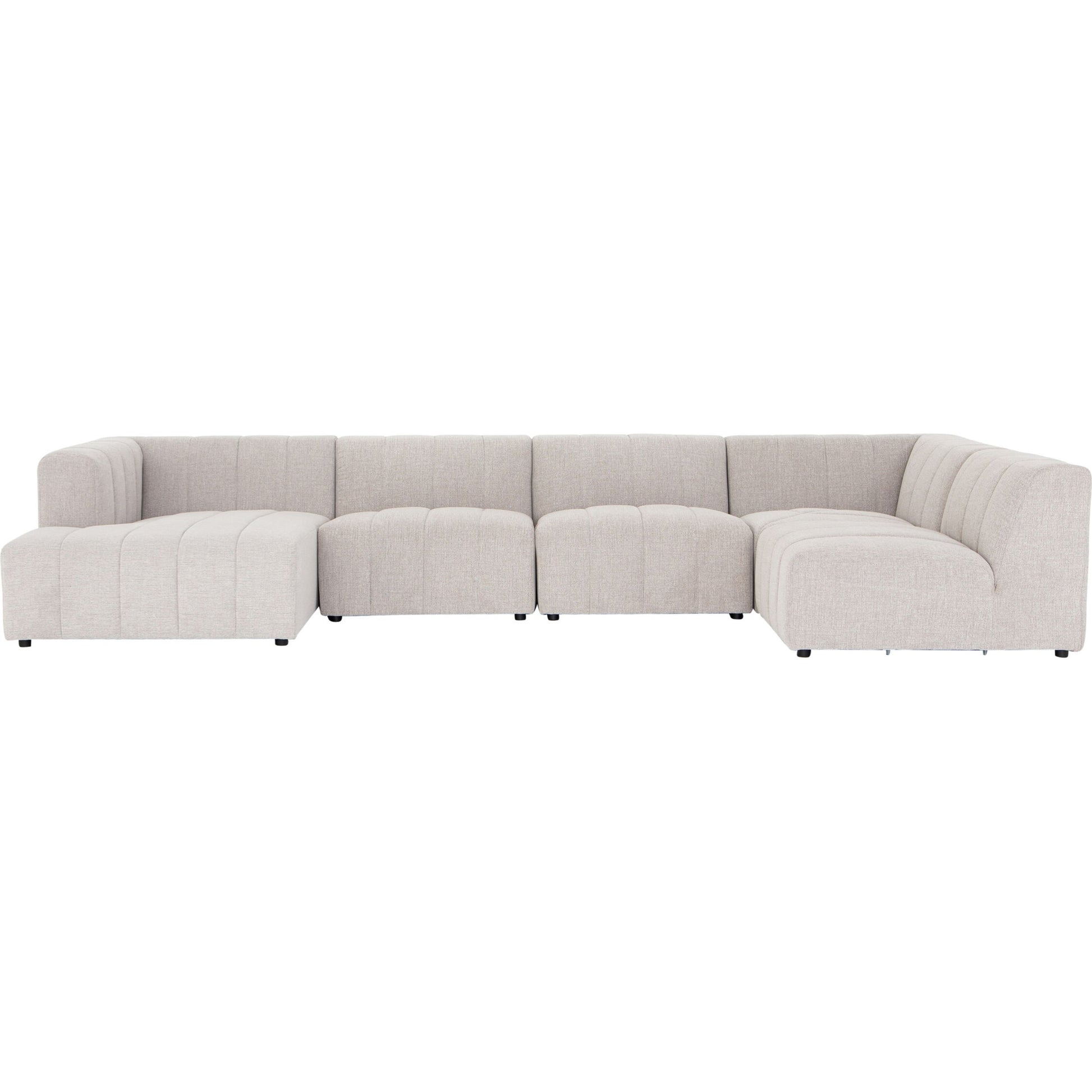 Langham Channeled 5-Piece Sectional by Four Hands. Made from unique in a modern style.