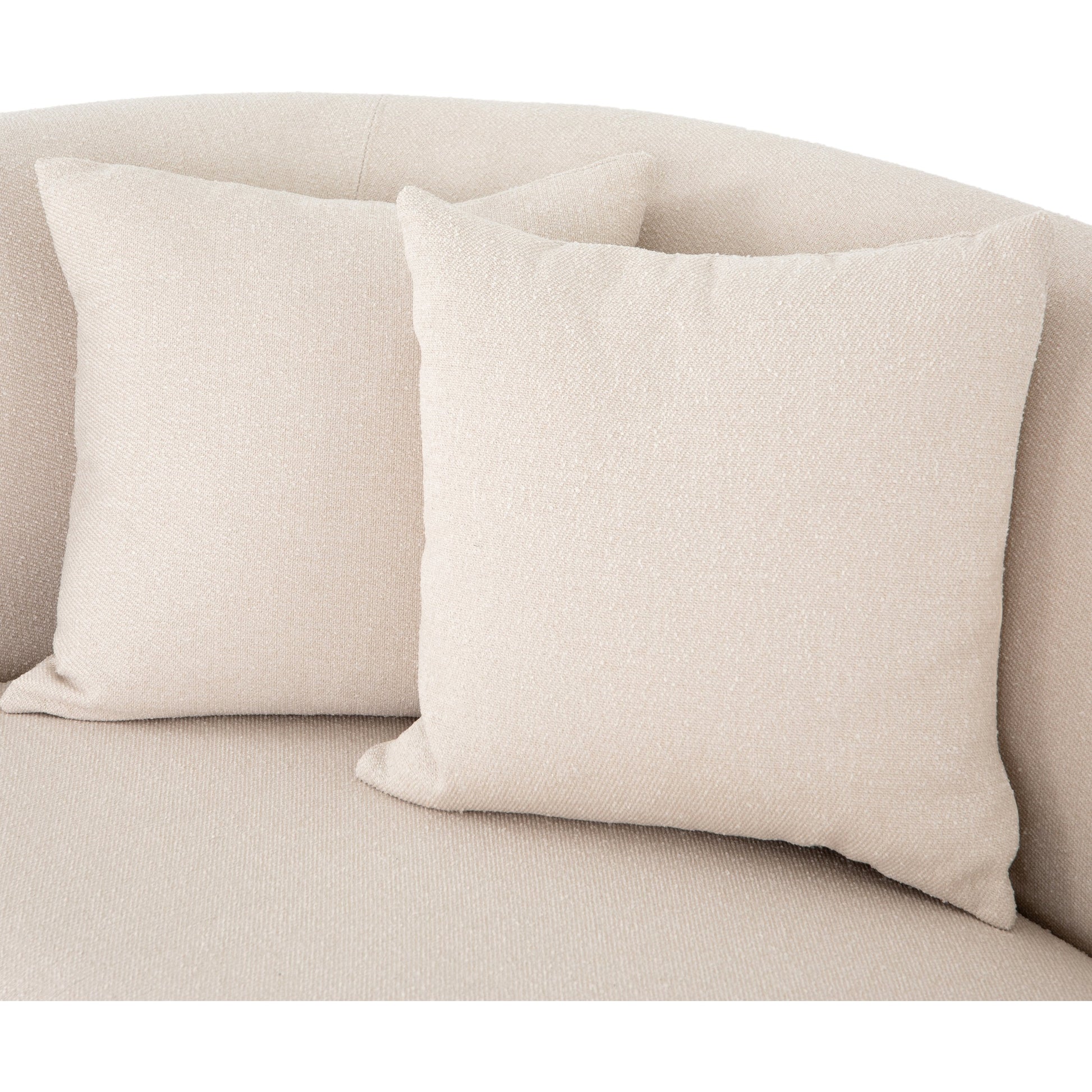 Luna Chaise by Four Hands in capri oatmeal. Made from 100% polyester, solid oak in a modern style.