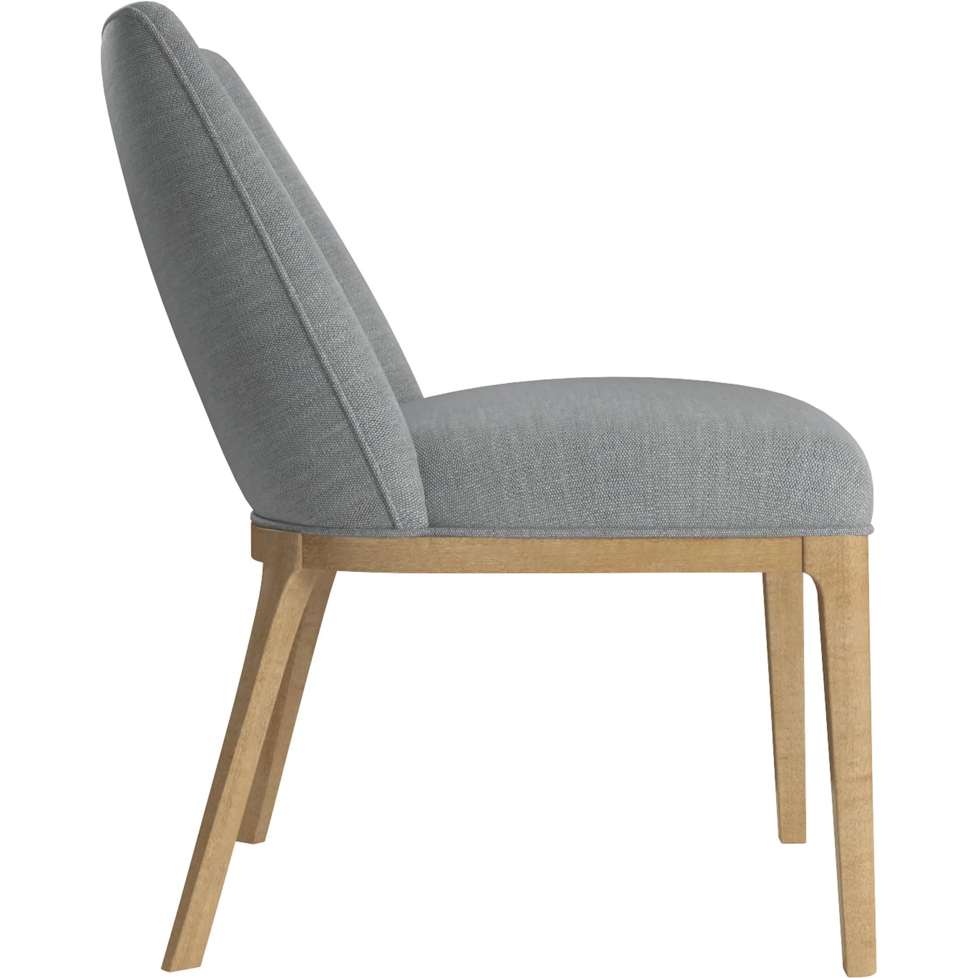 Loft Upholstered Side Chair by A.R.T. Furniture in gray and natural maple. Made from rubberwood in a transitional style.