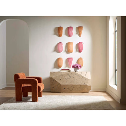 Classic Convex Cycladic Wall Art II by Phillips Collection. Made from glass in a eclectic & global style.