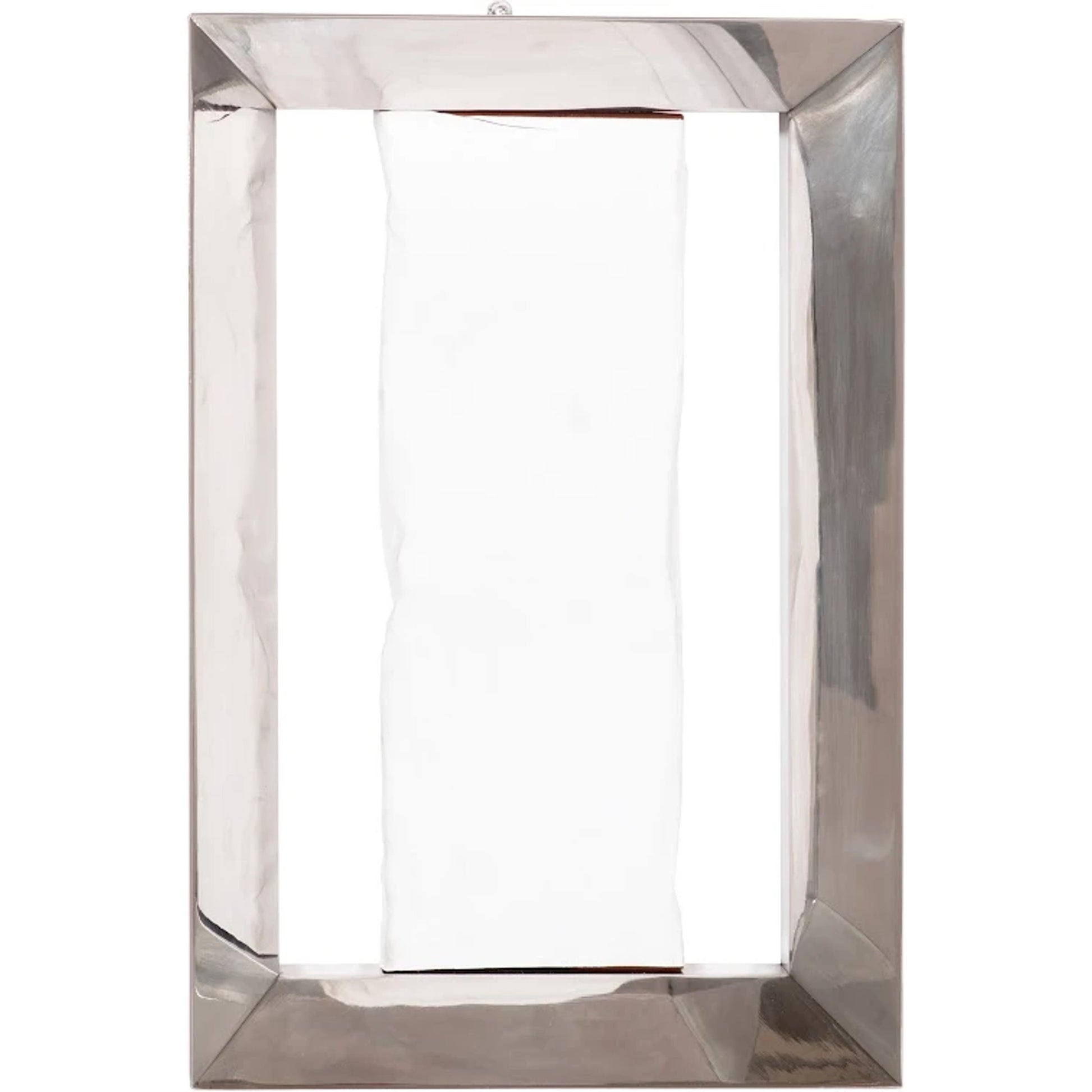 Slice Wall Tile by Phillips Collection in silver. Made from wood, metal in a modern style.