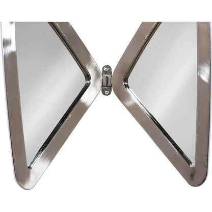 Butterfly Mirror by Phillips Collection in brass. Made from metal in a modern style.