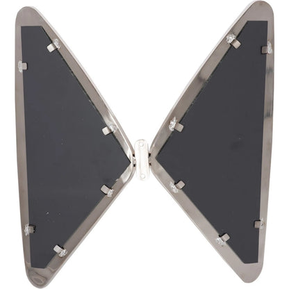 Butterfly Mirror by Phillips Collection in brass. Made from metal in a modern style.